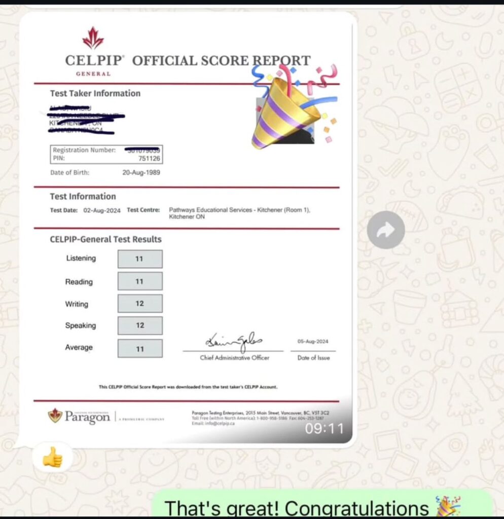 CELPIP General Test